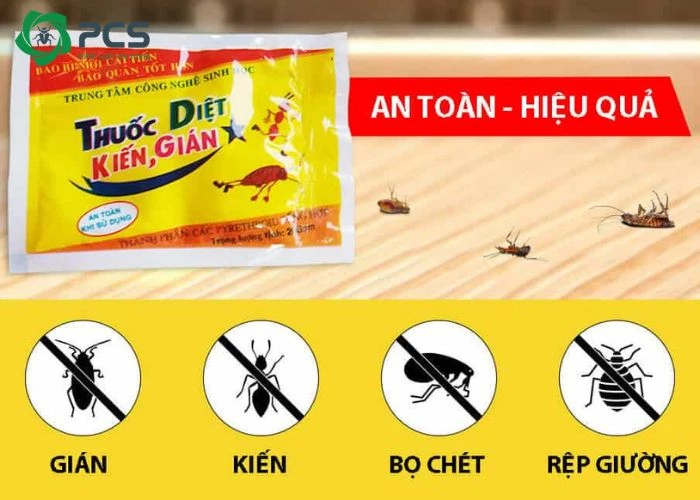 Thành phần hoạt chất chứa trong thuốc diệt gián kiến 